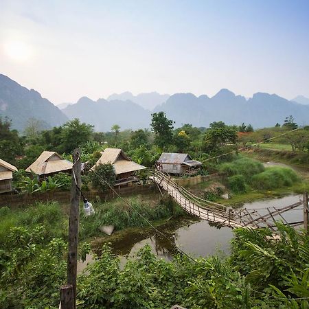 Champa Lao Bungalows Vang Vieng Exterior photo