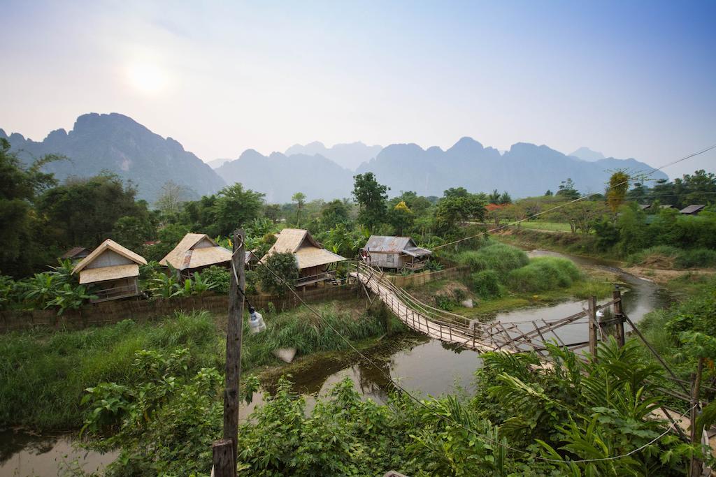 Champa Lao Bungalows Vang Vieng Exterior photo